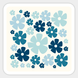 Beachy floral Sticker